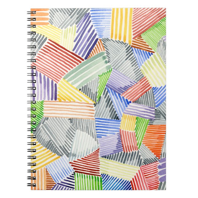 Caderno Espiral Crosshatch Quilt I (Frente)