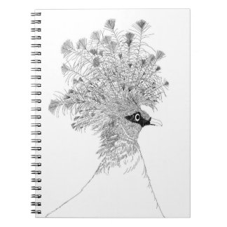 Caderno Espiral Crowned Pigeon Spiral Notebook