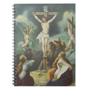 Caderno Espiral Crucificação de Jesus Cristo