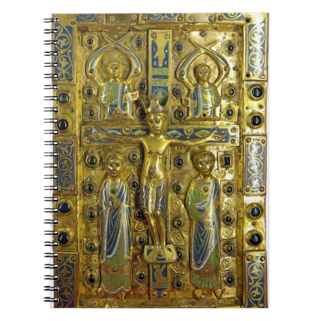 Caderno Espiral Crucificação do Cristo, Limoges, 13 século (Frente)