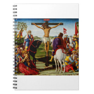 Caderno Espiral Crucificação por Benvenuto di Giovanni