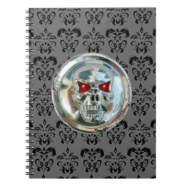 CADERNO ESPIRAL CRUEL RIDERS DAMASK (Frente)