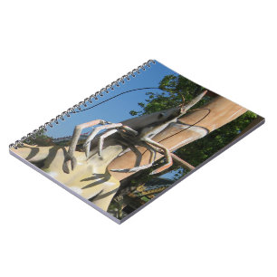 Caderno Espiral Crustacean AKA Lobster Head ... Inferno budista