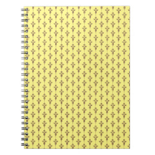 Caderno Espiral Cruz Cristã Roxa