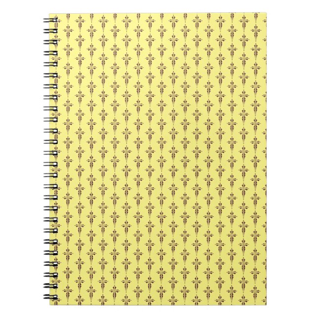 Caderno Espiral Cruz Cristã Roxa (Frente)