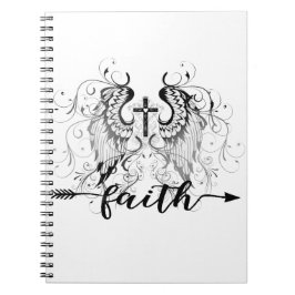 Caderno Espiral Cruz da fé 