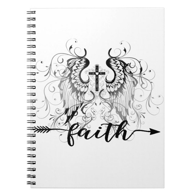 Caderno Espiral Cruz da fé  (Frente)