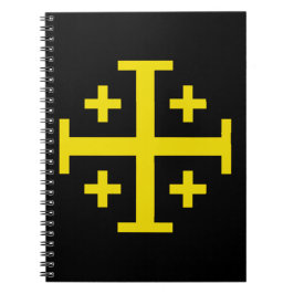 Caderno Espiral Cruz de Jerusalém
