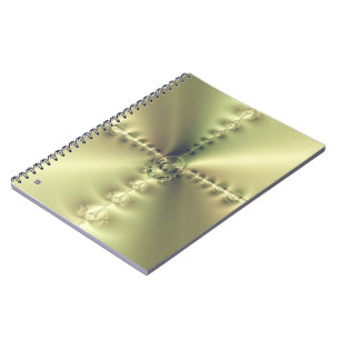 Caderno Espiral Cruz Dourada