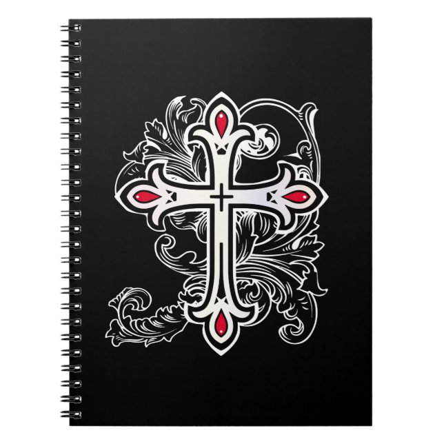 Caderno Espiral Cruzamento gótico (Frente)