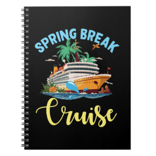 Caderno Espiral Cruzeiro de Férias de Primavera
