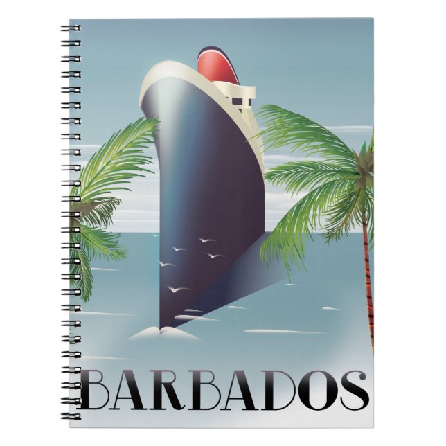 Caderno Espiral Cruzeiro em Barbados (Frente)