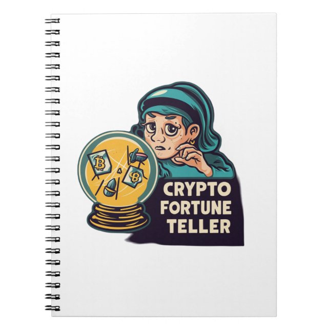 Caderno Espiral Crypto Fortune Teller (Frente)
