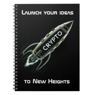 Caderno Espiral Crypto Rocket