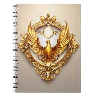 Caderno Espiral Crystal Eagle: Ícone da Liberdade e Ambição