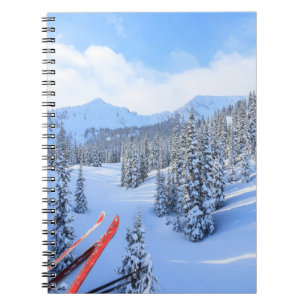 Caderno Espiral Crystal Mountain Ski Resort, perto do Monte Rainie