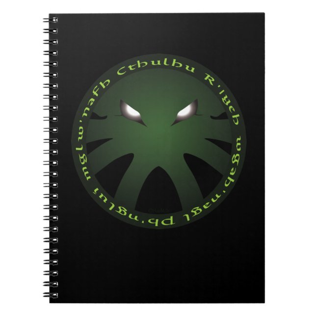 Caderno Espiral Cthulhu Roundel (Frente)