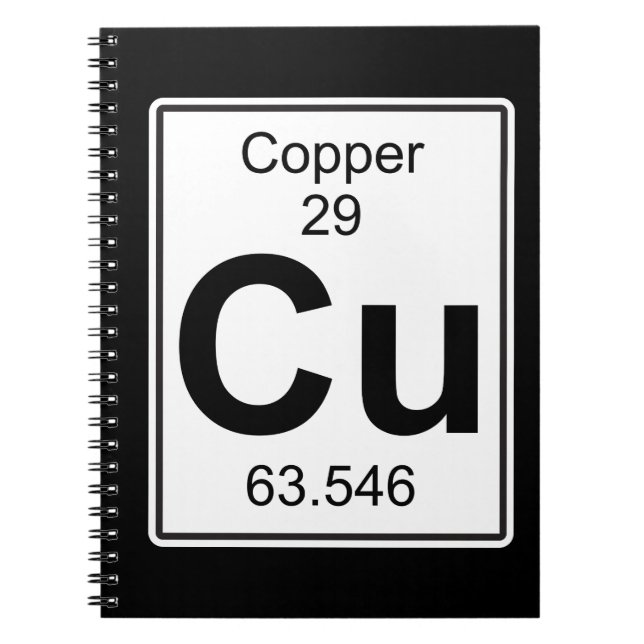 Caderno Espiral Cu - cobre (Frente)