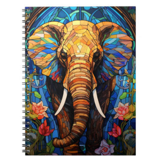 Caderno Espiral Cuaderno Animales En Arte Vitral