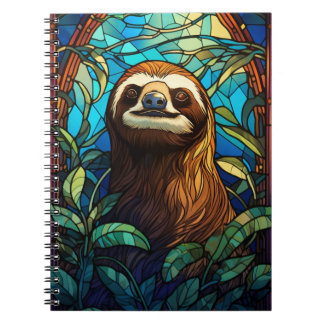 Caderno Espiral Cuaderno Animales En Arte Vitral