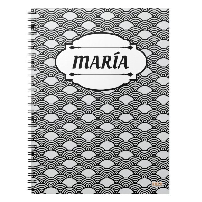 Caderno Espiral Cuaderno Asian Pattern (Frente)