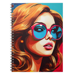 Caderno Espiral Cuaderno Comic Pop Art Girl