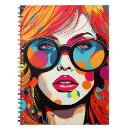Caderno Espiral Cuaderno Comic Pop Art Girl