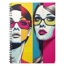 Caderno Espiral Cuaderno Comic Pop Art Girl