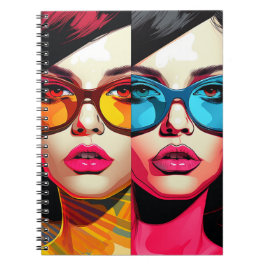 Caderno Espiral Cuaderno Comic Pop Art Girl