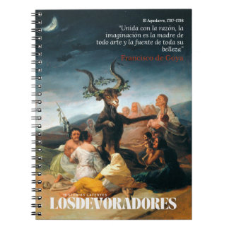 Caderno Espiral Cuaderno de notas Francisco de Goya, El Aquelarre