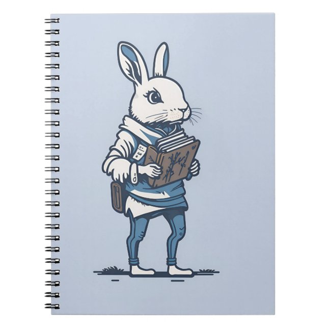 Caderno Espiral Cuaderno de Páscoa Coelho Coelho 1 (Frente)