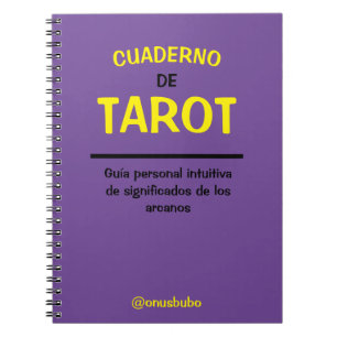 Caderno Espiral Cuaderno de Tarot