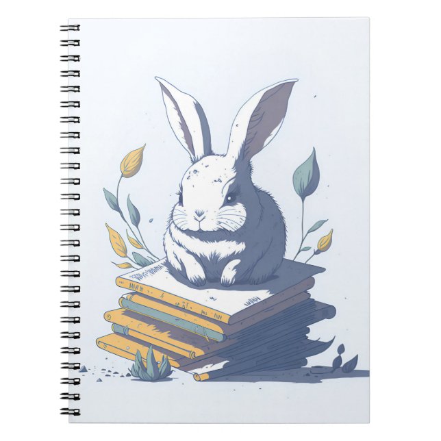 Caderno Espiral Cuaderno easter Bunny Coelho 3 (Frente)