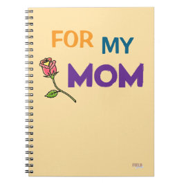 Caderno Espiral Cuaderno Rose For My Mom