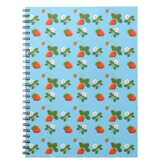 Caderno Espiral Cuaderno Strawberries (Frente)