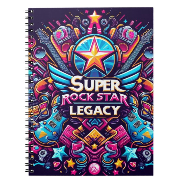Caderno Espiral Cuaderno Super Star. (Frente)