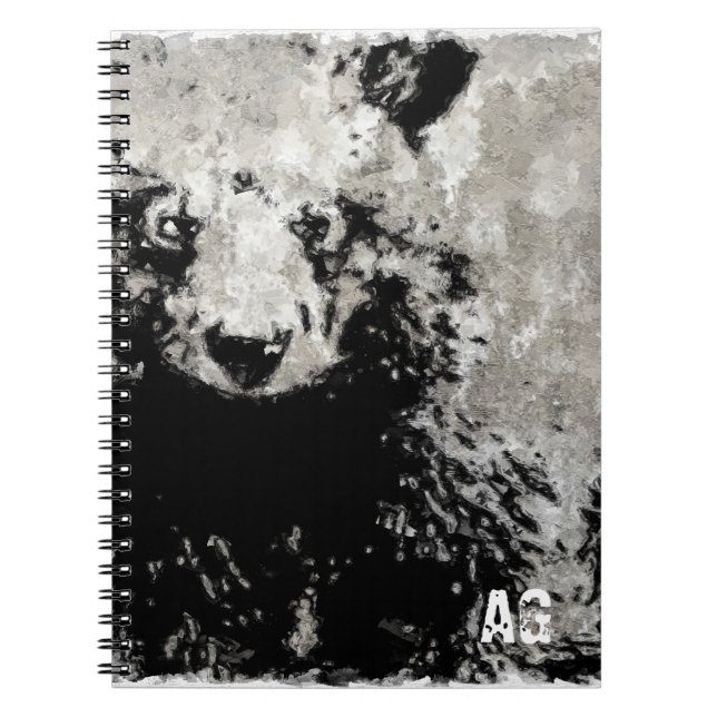 Caderno Espiral Cubo de Urso Personalizado (Frente)
