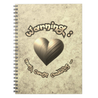 Caderno Espiral Cuddle Alert – Art with Heart!