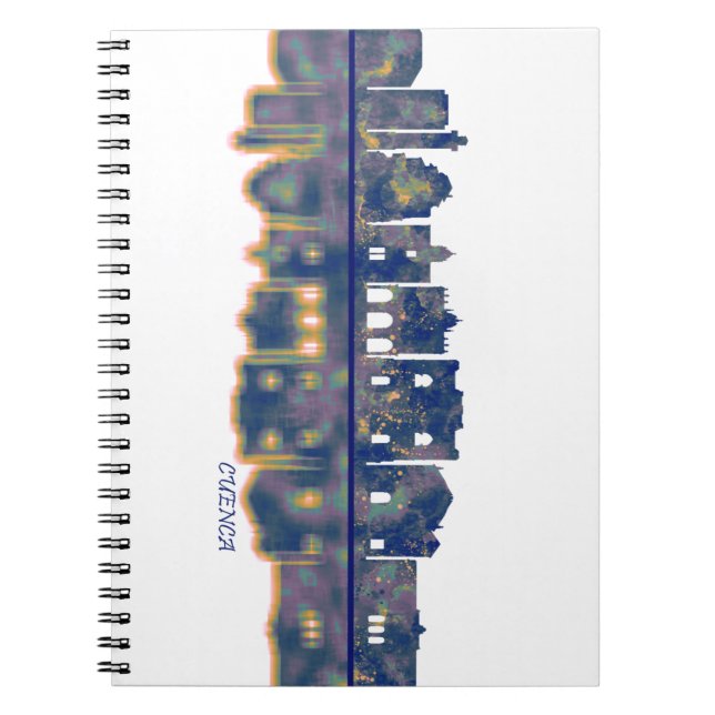 Caderno Espiral Cuenca Skyline (Frente)