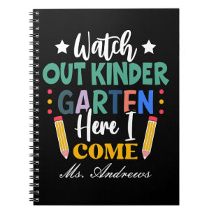 Caderno Espiral Cuidado Jardim de Infância, Aqui Vou Eu! Diversão