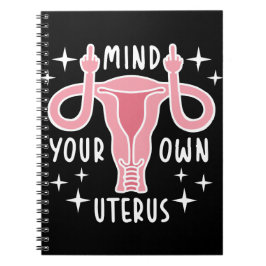 Caderno Espiral Cuide da sua escolha feminista utópica profissiona