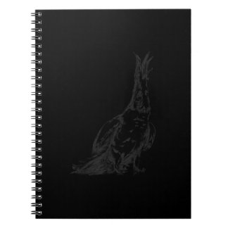 Caderno Espiral Cujo Pássaro Tropical Selva Tropical de Pássaro, E