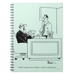 Caderno Espiral Culpa do escritório