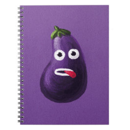 Caderno Espiral Cultivo Engraçado Personagem de desenho animado de