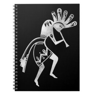 Caderno Espiral Cultura de americanos nativos - Dançando Kokopelli