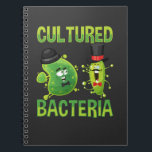 Caderno Espiral Cultura Microbiológica Bactérias Science Pun<br><div class="desc">Engraçado Presente de Microbiologia para Cientista. Cultura Microbiológica Bactérias Science Pun.</div>