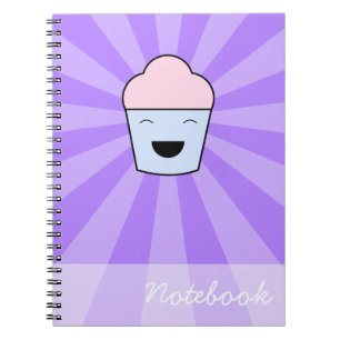 Caderno Espiral Cupcake Notebook Kawaii