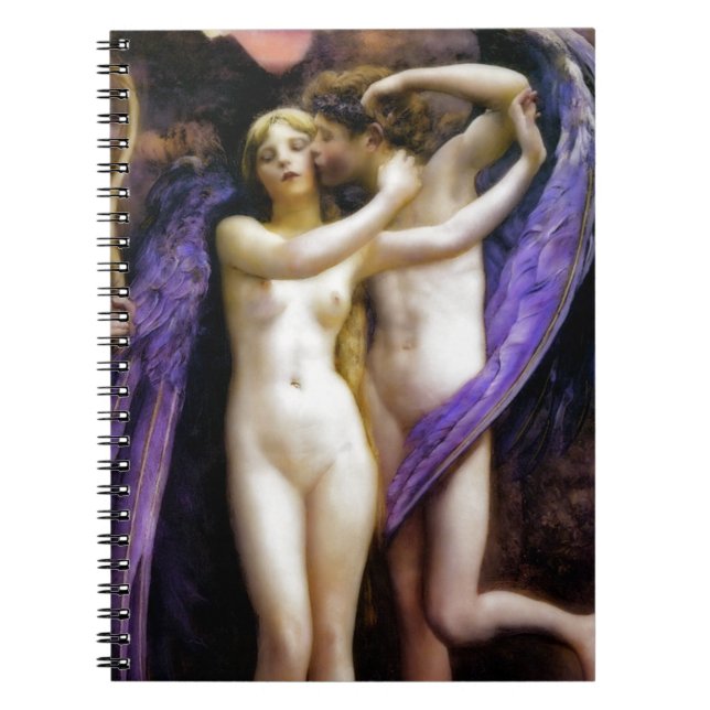 Caderno Espiral Cupido e Psyche (Frente)