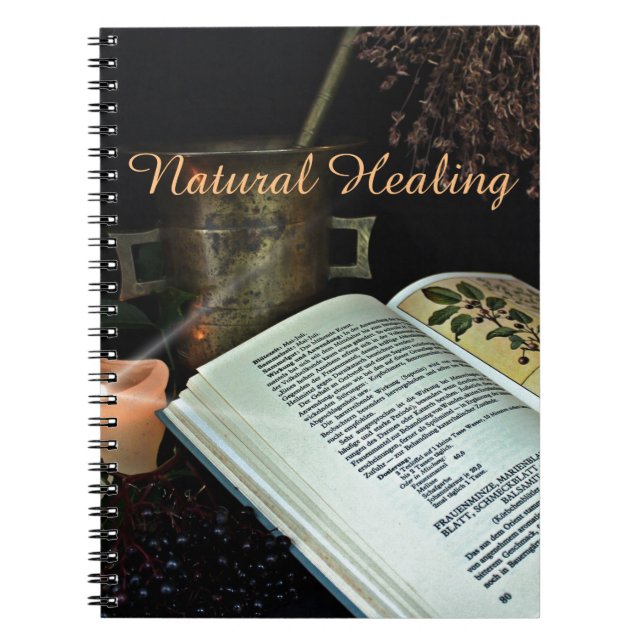 Caderno Espiral Cura natural (Frente)