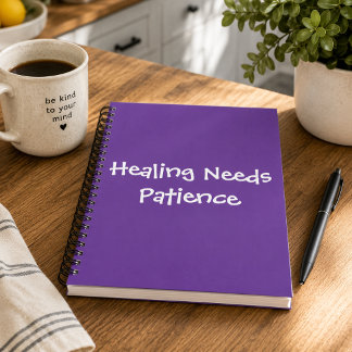 Caderno Espiral Cura Precisa Paciência Bem-Estar